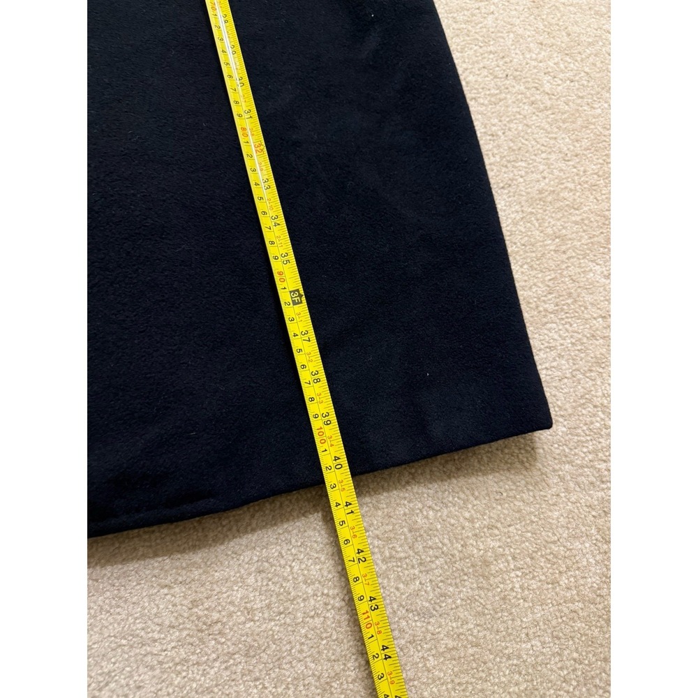 Hickey Freeman Cashmere? Wool? Trench Over Coat Black - Picture 14 of 14